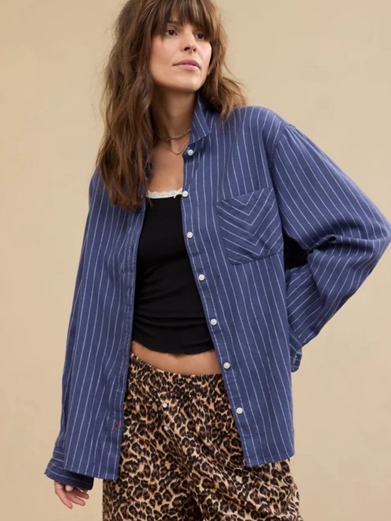 aerie Tops - NWT Aerie Off-Duty Flannel Pajama Shirt (S)